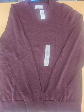 Old Navy Men's Crewneck Sweater - Deep Plum